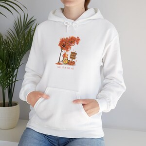 Fall is in the Air Pumpkin Gnome design Unisex Heavy Blend™ Hooded Sweatshirt