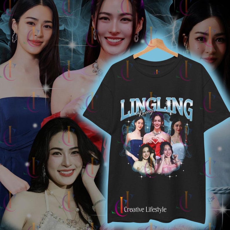 Hermosa camiseta de la serie Lingling Kwong GL: arte de actriz llamativo, regalo para fanáticos de la serie de televisión, camiseta unisex de moda. imagen 2