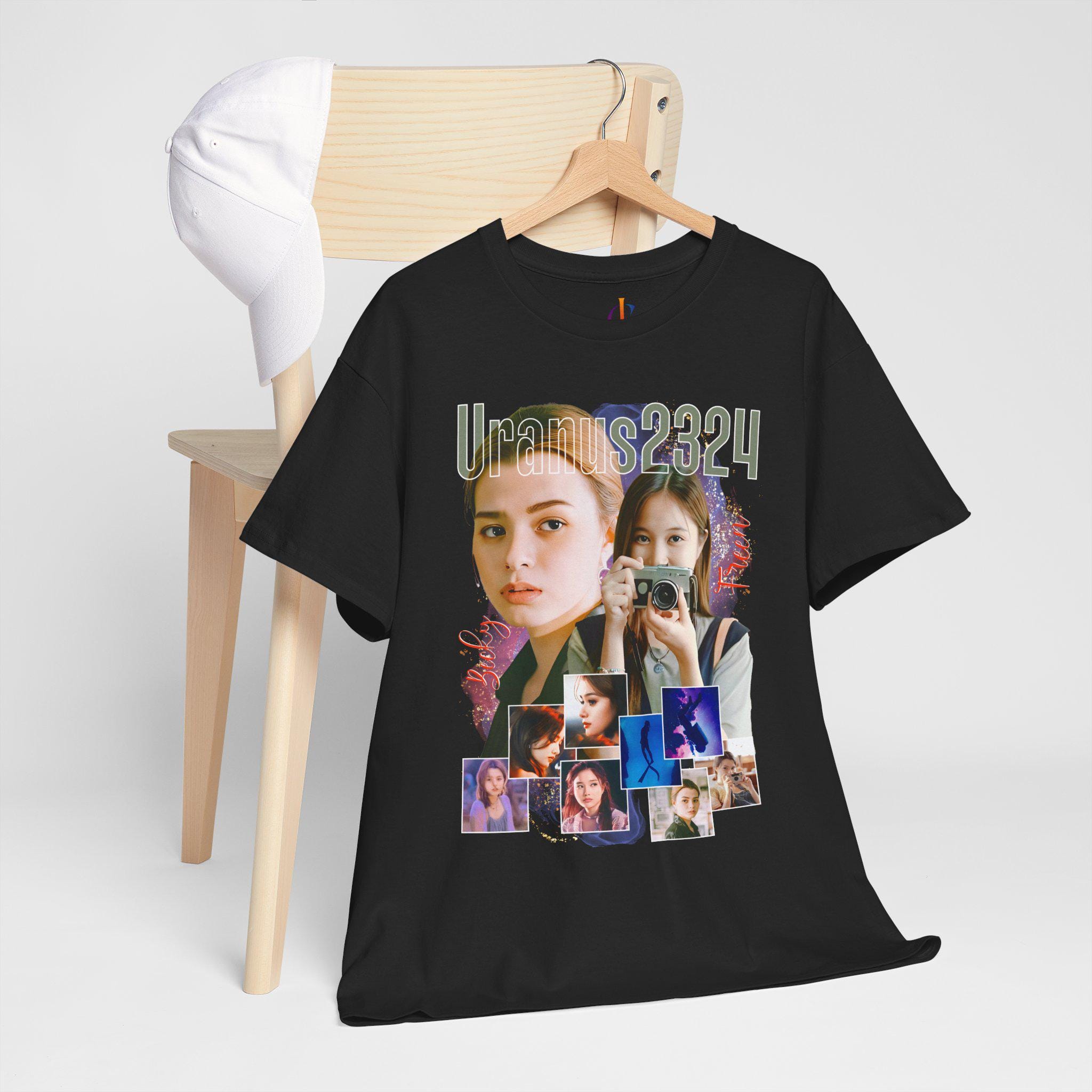 T-Shirt Uranus 2324 GL Flim Freen Sarocha and becky armstrong Actress Creative Design Unisex Heavy Cotton Tee