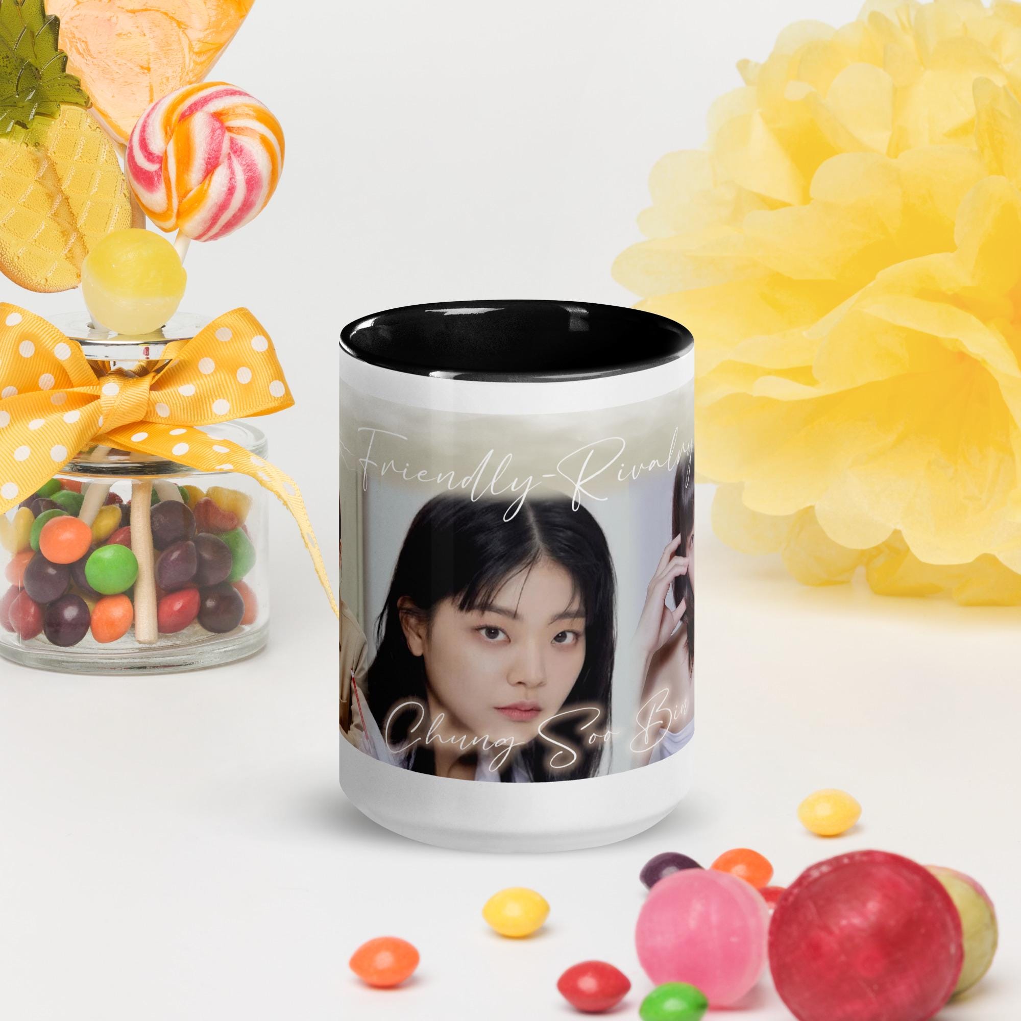 Friendly Reviel Kdrama Chung Su Bin Korean Actress Mug with Color Inside