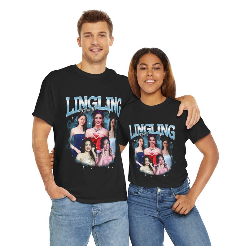 Beautiful Lingling Kwong GL Series T-Shirt-Eye-Catching Actress Art - TV Series Fan Gift Trendy Unisex Tee