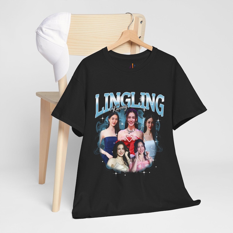 Beautiful Lingling Kwong GL Series T-Shirt-Eye-Catching Actress Art - TV Series Fan Gift Trendy Unisex Tee