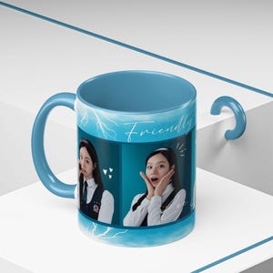 Friendly Rivalry GL Kdrama Yoo Je I ( Lee Hye-ri ) Korean Actress Design Accent Coffee Mug - Fun & Playful Design for Coffee Lovers