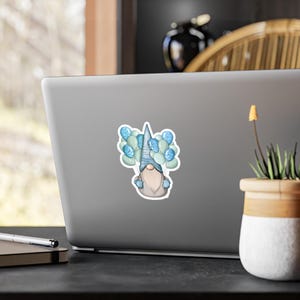 Vinyl Decal Gnome Birthday Character Sticker Design