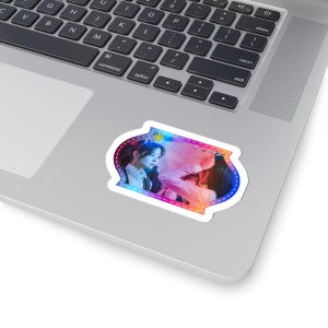 Freundliche Rivalität GL Kdrama Woo Seul Gi Yoo Je I (Chung Su Bin Lee Hye-ri) koreanische Schauspielerin Kiss-Cut Aufkleber Perfekt 4 Laptops Journals Geschenke