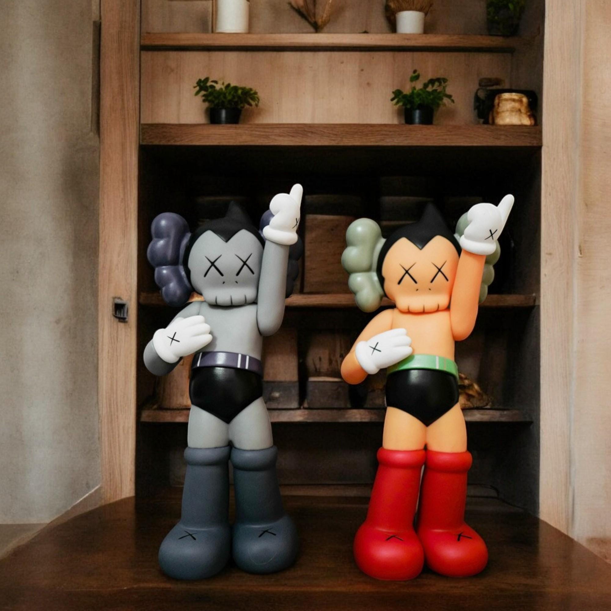 2体セットASTRO BOY KAWS フィギュア ソフビ　約35cm kaws-astro-boy-gray-1.jpg?
