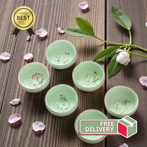 Koi Fish Dip Bowls: Elegant Crackle Glaze Serving Dishes