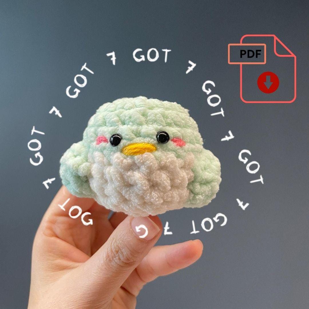 Amigurumi GOT7 Merch Baby Bird Keychains Pattern, Crochet, Kpop
