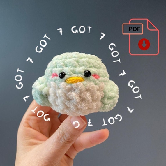 Amigurumi GOT7 Merch Baby Bird Keychains Pattern, Crochet, Kpop