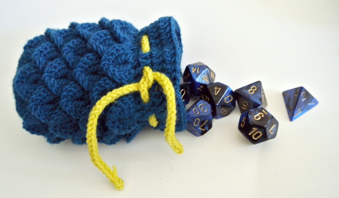 Dragon Scale Dice Bag Pattern only Etsy