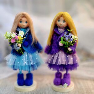 beautiful Dolls, made from polymer Clay, home Gift, Art doll, couple doll, gift for girlfriend, gift for family, handcrafted doll