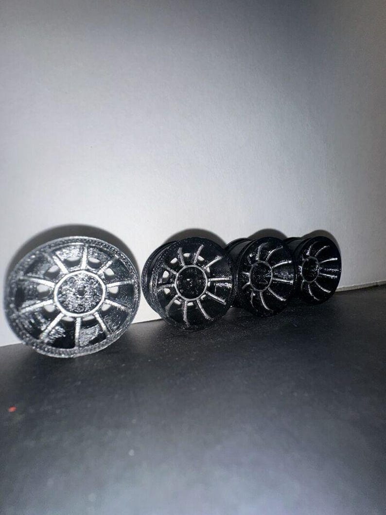 1/18 Scale RC General Lee Vector Wheels for 1:18 RC Car HEX Dukes of ...