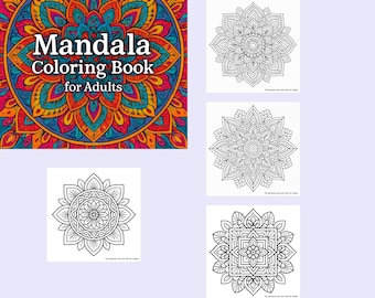 Mandala Malbuch für Erwachsene – PDF Datei