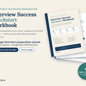 Caderno de Preparação para Entrevistas de Emprego | Método STAR, Preparação por Competências e Comportamento | Pacote Bônus STAR