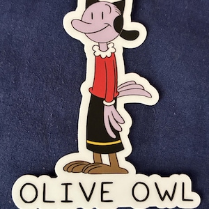 Wholesale Olive Oil Popeye Classic Cartoon laminated sticker nostalgia for your store