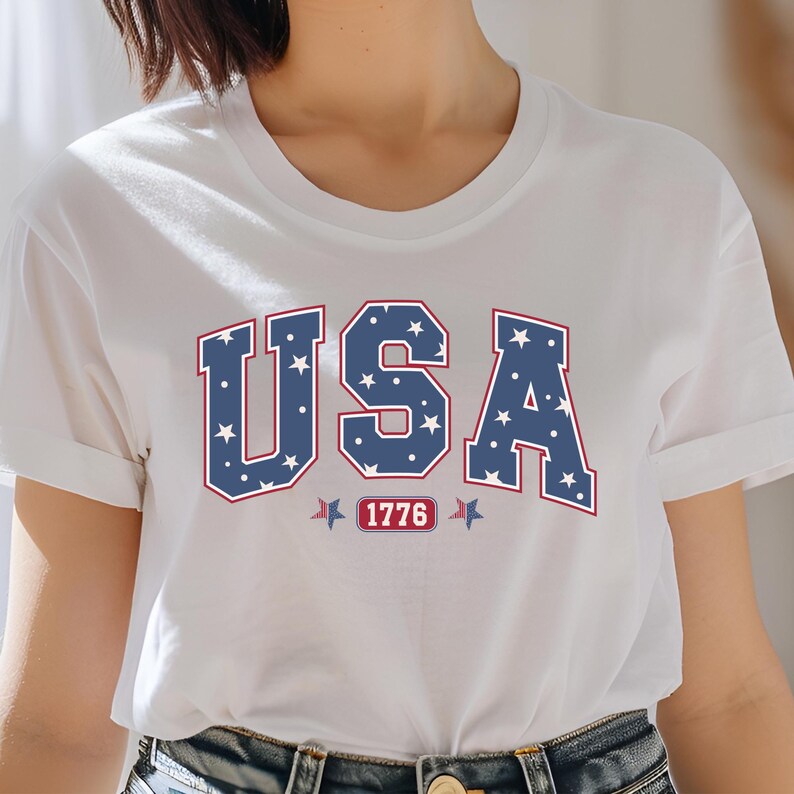 USA 1776 svg, 1776 png, 4 juli svg, Amerika svg, Självständighetsdagen svg, 4 juli sublimeringsdesign, Patriotisk svg, USA-skjorta svg. bild 5