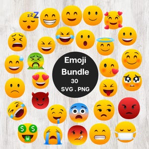 Rosto sorridente svg, Emojis svg, Emoji png, Emoji clipart, Rosto feliz svg, Pacote de emojis, Camiseta emoji svg.