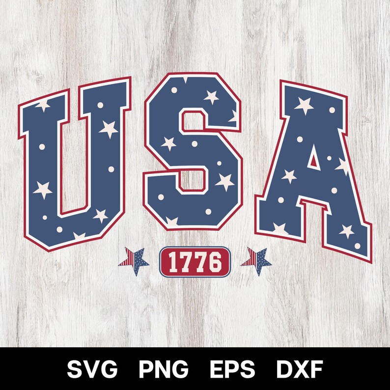 USA 1776 svg, 1776 png, 4 juli svg, Amerika svg, Självständighetsdagen svg, 4 juli sublimeringsdesign, Patriotisk svg, USA-skjorta svg. bild 6