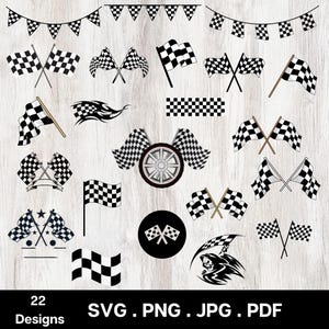 Racing Flagge svg, Checkered Flagge svg, Racing svg, Rennflagge Clipart, digitaler Download.
