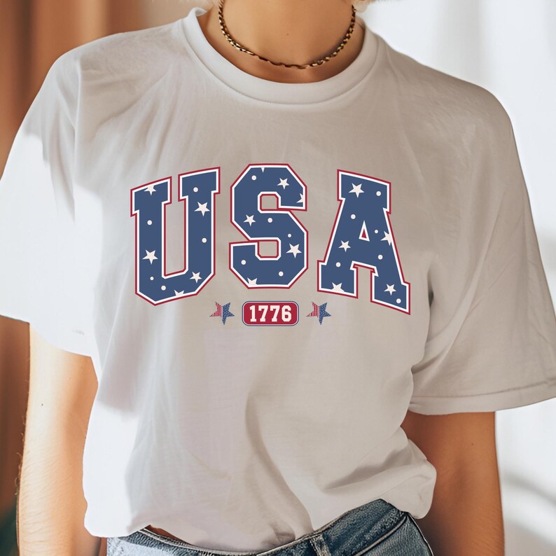 USA 1776 svg, 1776 png, 4 juli svg, Amerika svg, Självständighetsdagen svg, 4 juli sublimeringsdesign, Patriotisk svg, USA-skjorta svg. bild 3