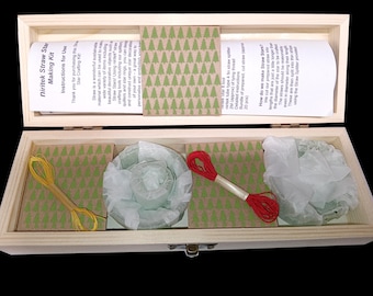 Kit de artesanato Estrela de Palha