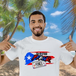 T-shirt unisexe 100 % polyester Yo Soy De PFKNR - Impression par sublimation