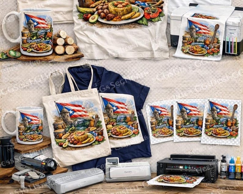 Puerto Rico PNG | Boricua Digital Art Bundle (digital Download) - Etsy