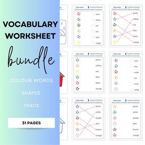 Vocabulary Worksheet, English Learning Resource, Language Worksheet, Educational Activity, ESL Teaching Aid, Classroom Resource