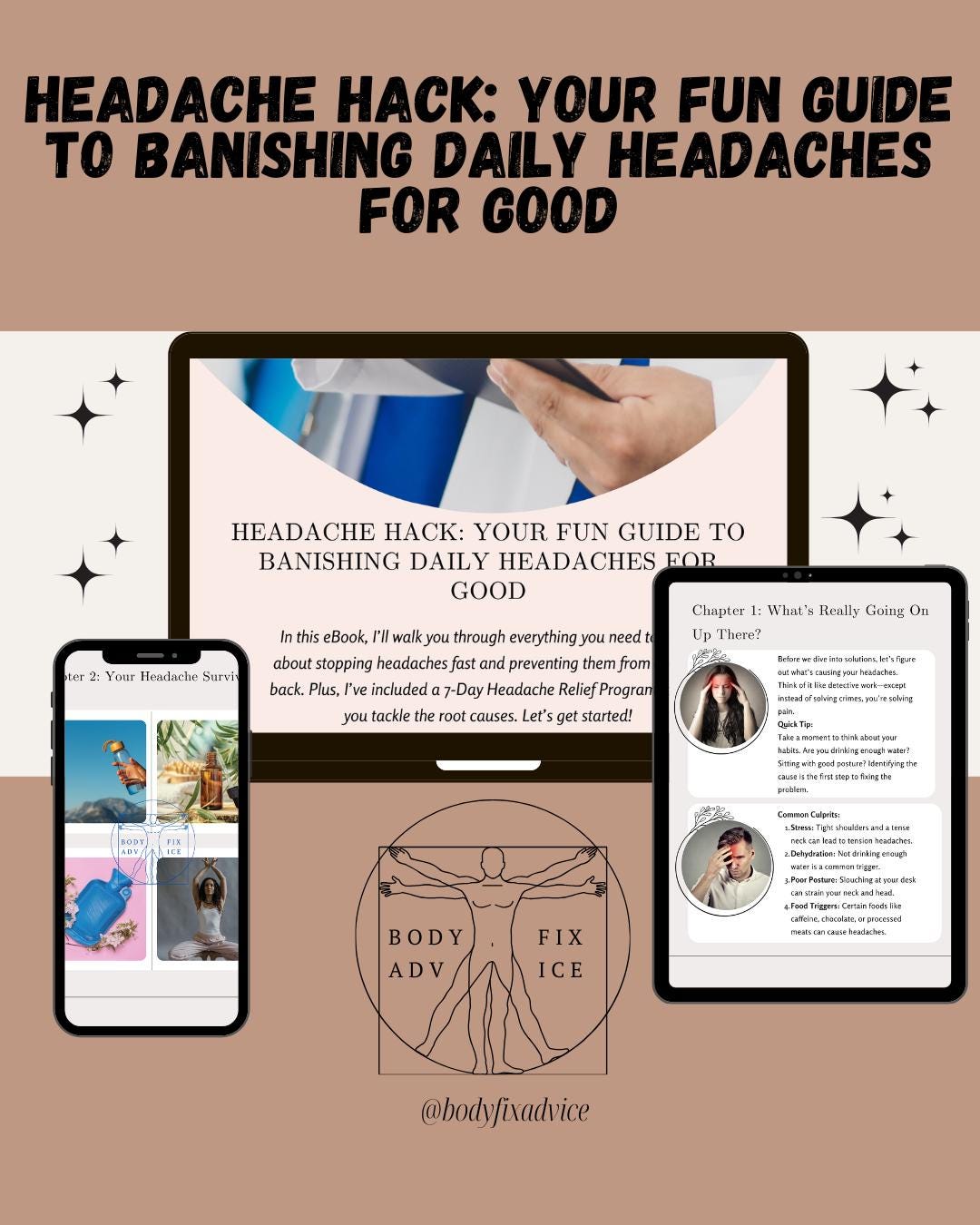 Headache Hack Your Fun Guide to Banishing Daily Headaches for Good Etsy