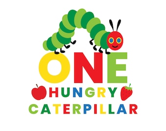 One Hungry Caterpillar Birthday, One Hungry Caterpillar Png, Caterpillar Family Png, First Birthday Png, Birthday Family Trip, First BDay