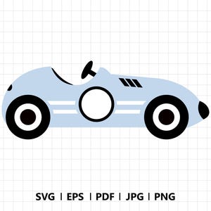 Hand Drawn | Racing Car SVG,Layered,Paper,Race,Retro,Birthday,Topper,Boy,Kids,Cut file,Vinyl,Transportation,Cricut,Vehicles,Instant download