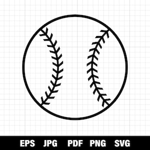 Hand Drawn | Hand Drawn | Baseball - Instant Digital Download - svg, png, jpg, and eps files included!