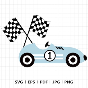 Hand Drawn | Racing Car SVG,Layered,Paper,Race,Retro,Birthday,Topper,Boy,Kids,Cut file,Vinyl,Transportation,Cricut,Vehicles,Instant download