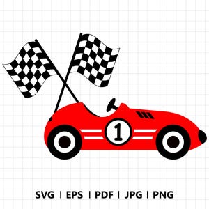 Hand Drawn | Racing Car SVG,Layered,Paper,Race,Retro,Birthday,Topper,Boy,Kids,Cut file,Vinyl,Transportation,Cricut,Vehicles,Instant download