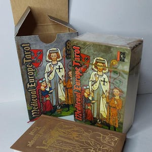 Tarot of Medieval Europe Tarot 86 Cards Tarot DELUXE original Rebirth Tarot Renaissance Tarot Europe Tarot Medieval Tarot Europe Antique