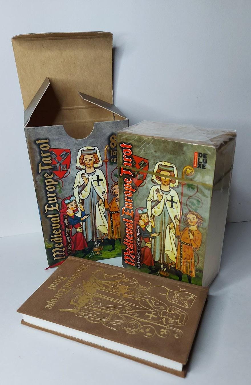 Tarot of Medieval Europe Tarot 86 Cards Tarot DELUXE Original