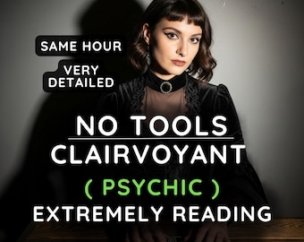 Same Hour No Tools Psychic Reading: Love, Career & Spiritual Guidance (Digital)