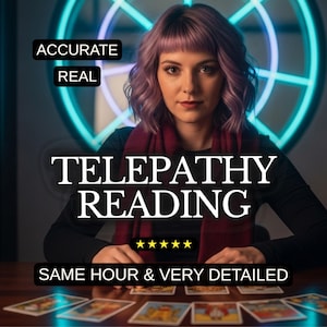 Lectura telepática precisa y real / Qué piensan / Empatía / Lectura mental Lectura psíquica Precisión telepática / Lectura psíquica del amor