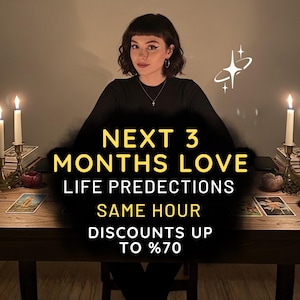 3ヶ月間の恋愛占い、恋愛占い、未来予測、正直な占い、当日占い、即時間タロット占い