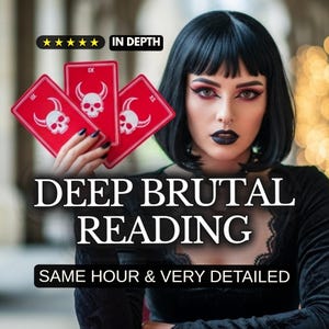 Eerlijke brutale lezing met levering binnen hetzelfde uur | Diepe intuïtieve paranormale lezing | Tarotkaarten voor duidelijkheid en inzicht | Gedetailleerde paranormale lezing