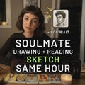 Soulmate Drawing & Tarot Reading Same Hour Or Same Day Psychic Reading Draw My Soulmate Sketch Future Husband Portrait Depth Love Reading