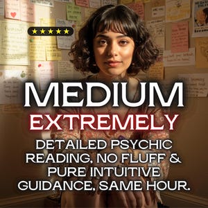 Same Hour Medium Extremely Detailed Psychic Reading | Accurate Love Reading, Honest Medium Insight, Fast Psychic Predictions, Blind Reading