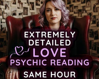 Same Hour Honest Psychic Love Reading, In Depth Love Tarot, True Feelings & Telepathy Insights, Soulmate Twin Flame