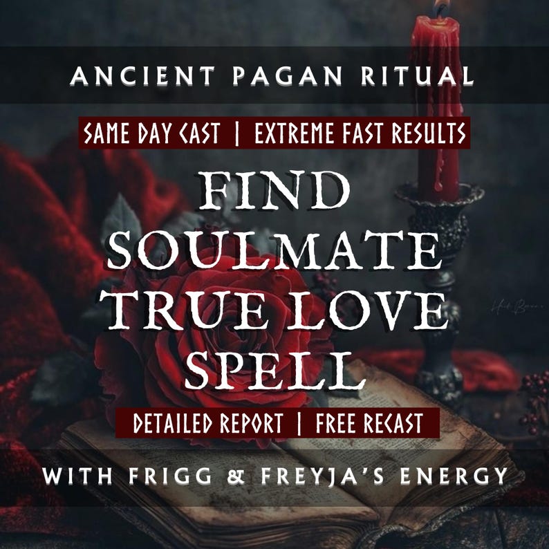 Hechizo especial para encontrar a tu alma gemela con Freyja y Frigg, magia del amor verdadero, invocación del alma gemela, hechizo de llama gemela, manifestación permanente del amor. imagen 1