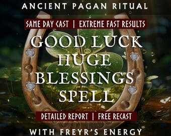 Good Luck Blessing Enchantment | Freyr Fortune Ritual | Opportunity Flow & Abundance Alignment | Huge Positive Energy Work