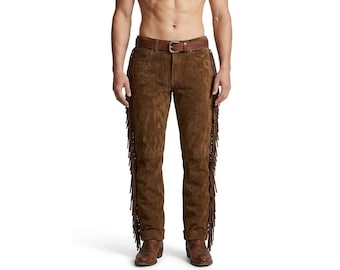 Genuine Leather Cowboy Pants