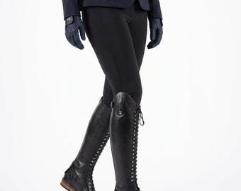 Equestrian Lace-Up Long Riding Boots | Performance Horseback Riding Gear UNISEX