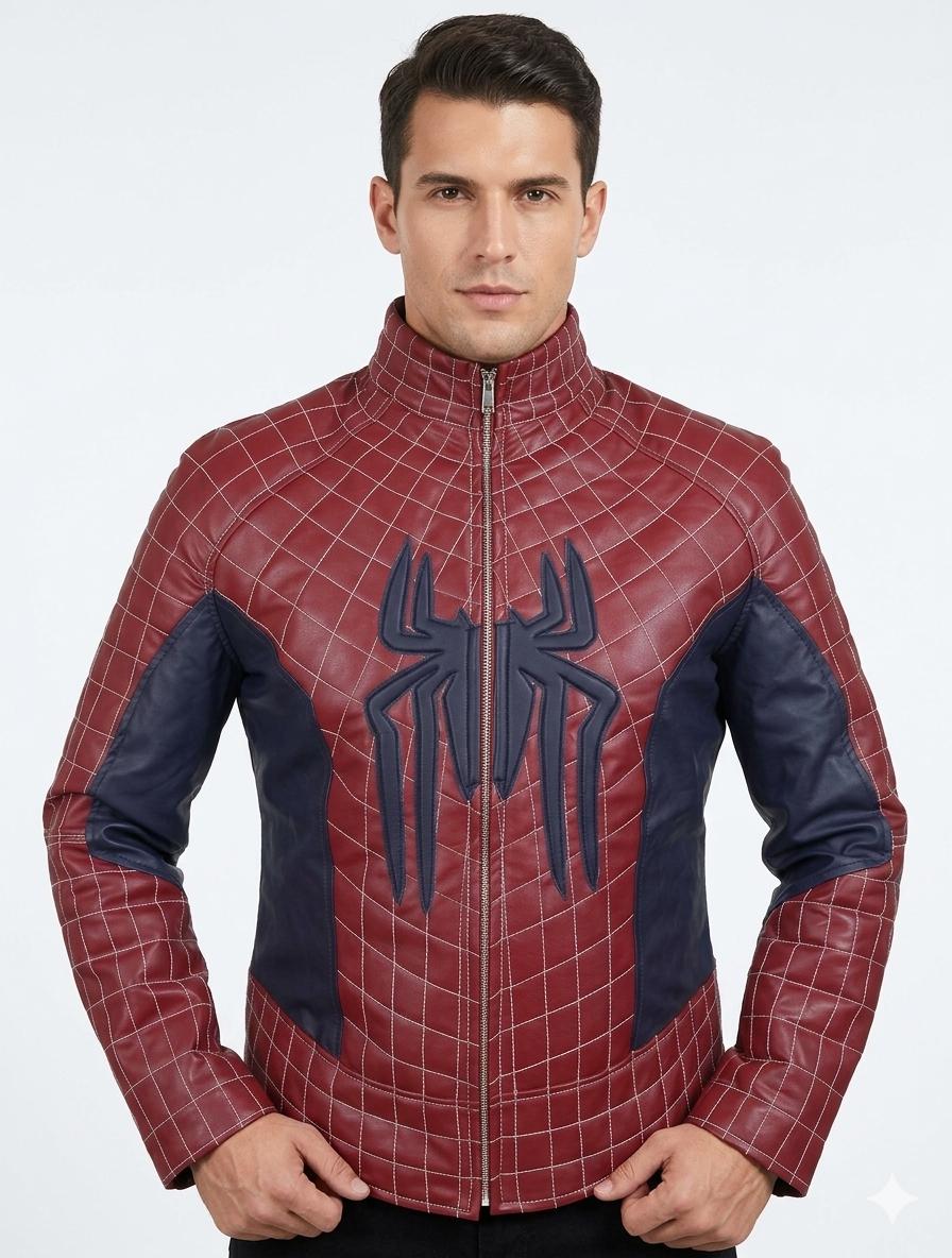 PETER PRINCE for journal standard レザー Spider-man Inspired Faux Leather Jacket: Peter Parker Cosplay, 3