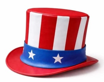 Western Cowboy Hat with American Flag Design - Trendy Patriotic Accessory