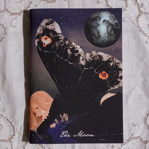 Magic Notebook "The Moon" tarot card